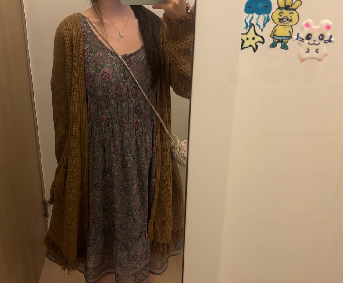 빈티지 플라워 나시원피스 모리걸 아오이유우st 상품이미지2