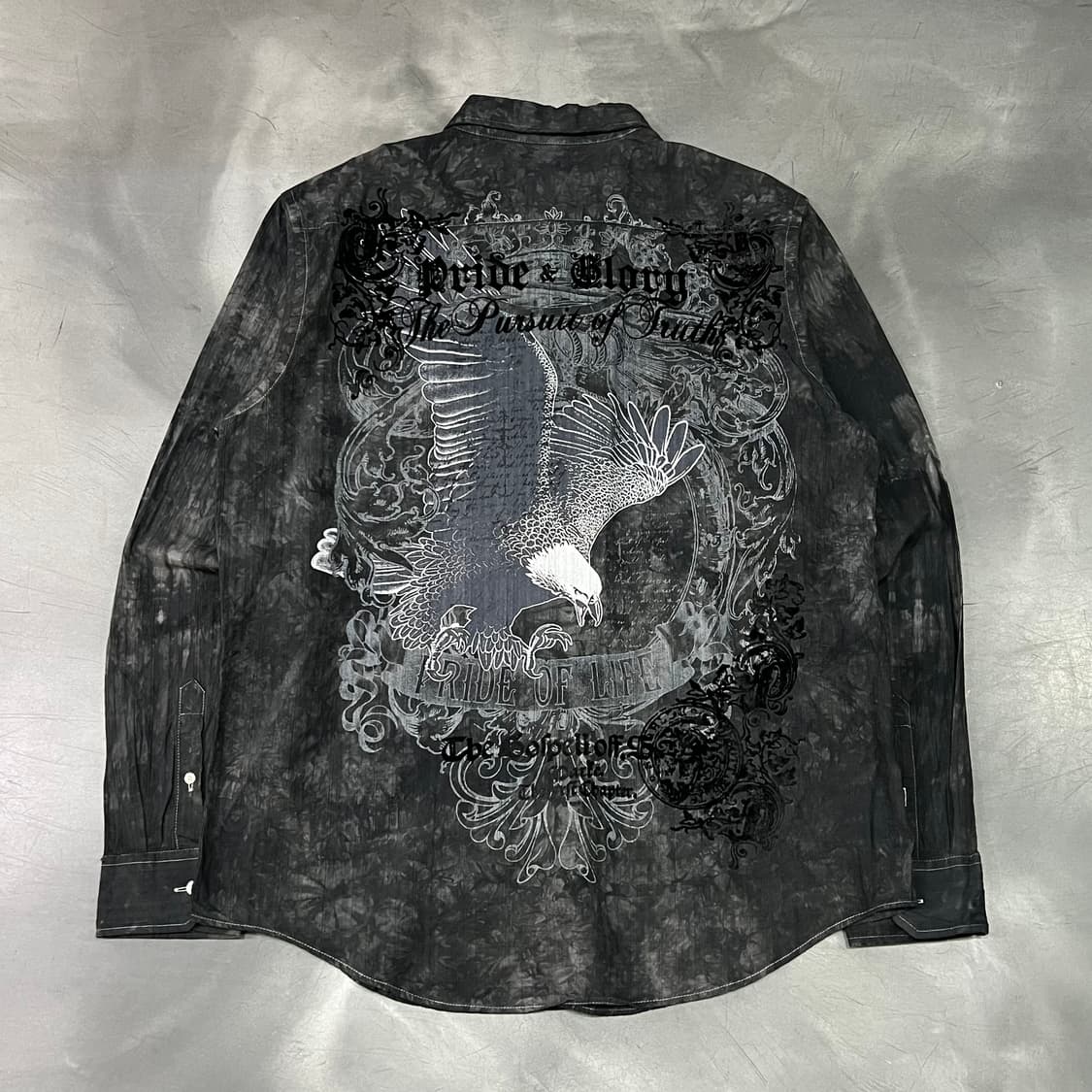  빈티지 프린트 타이다이 셔츠 y15000 상품이미지2