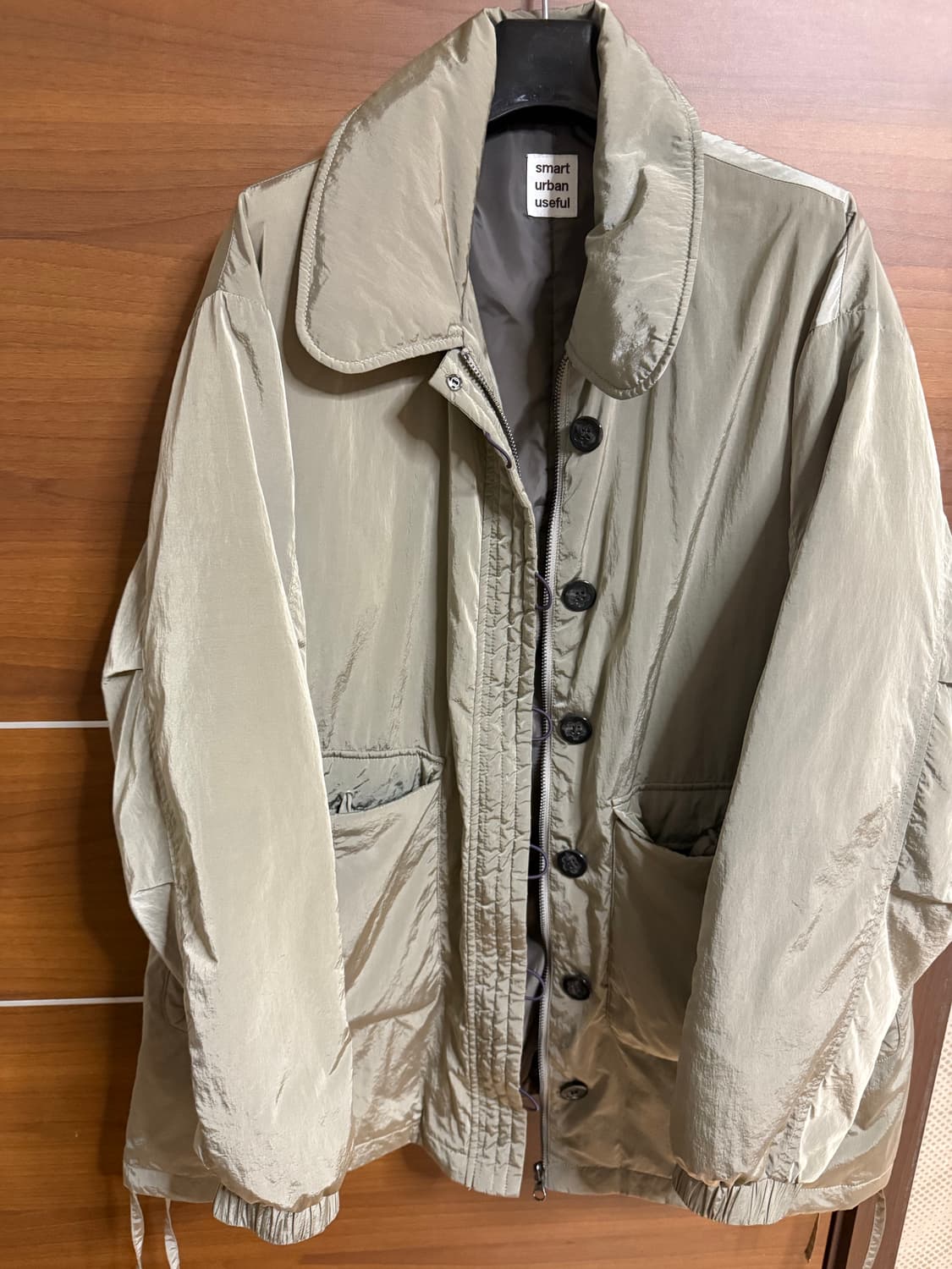 suu 코이세이오 스마트어반유즈풀 봄버 자켓 베이지 상품이미지2