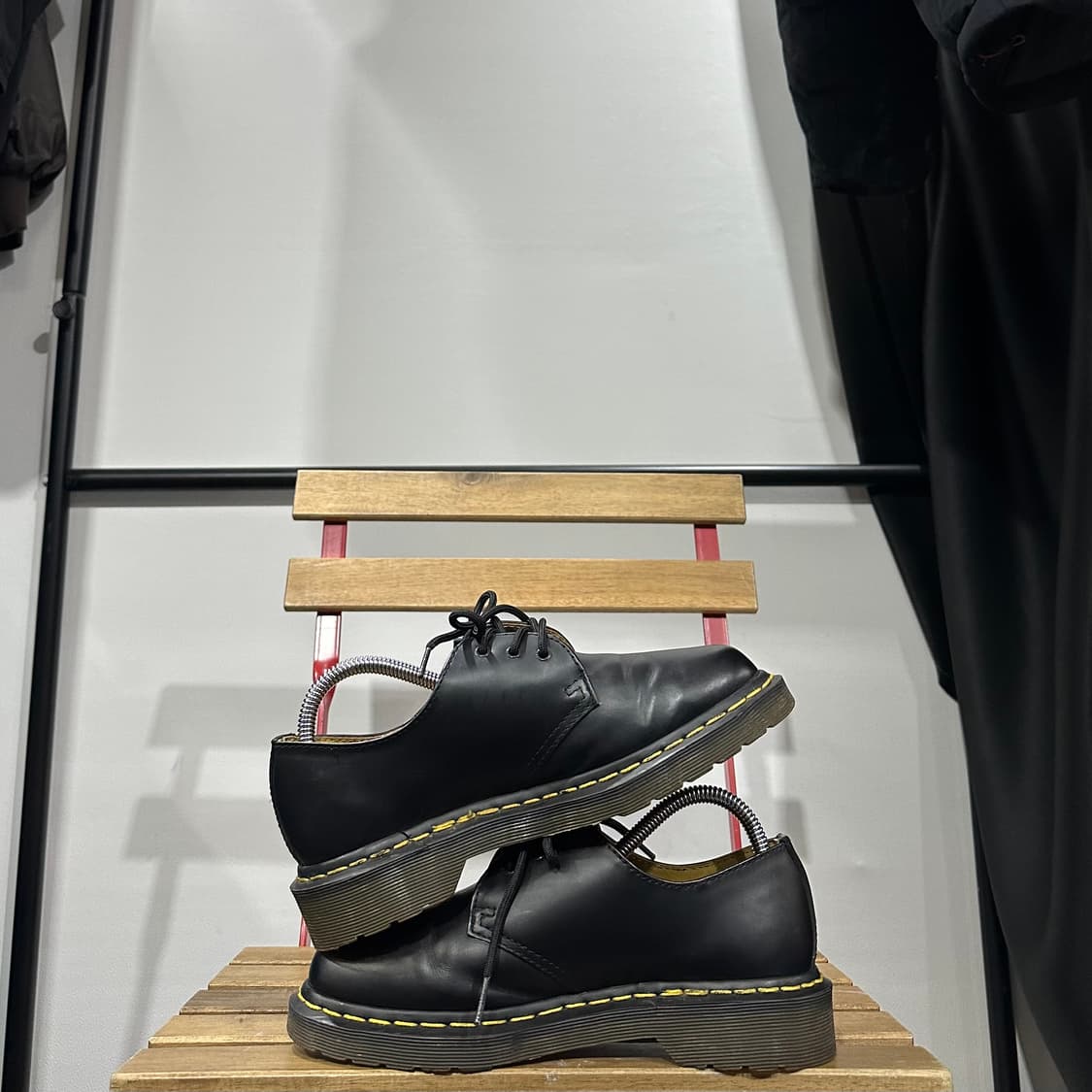 UK5 240-245) 닥터마틴 로퍼 여성 여자 구두 1461 블랙 3홀 상품이미지7