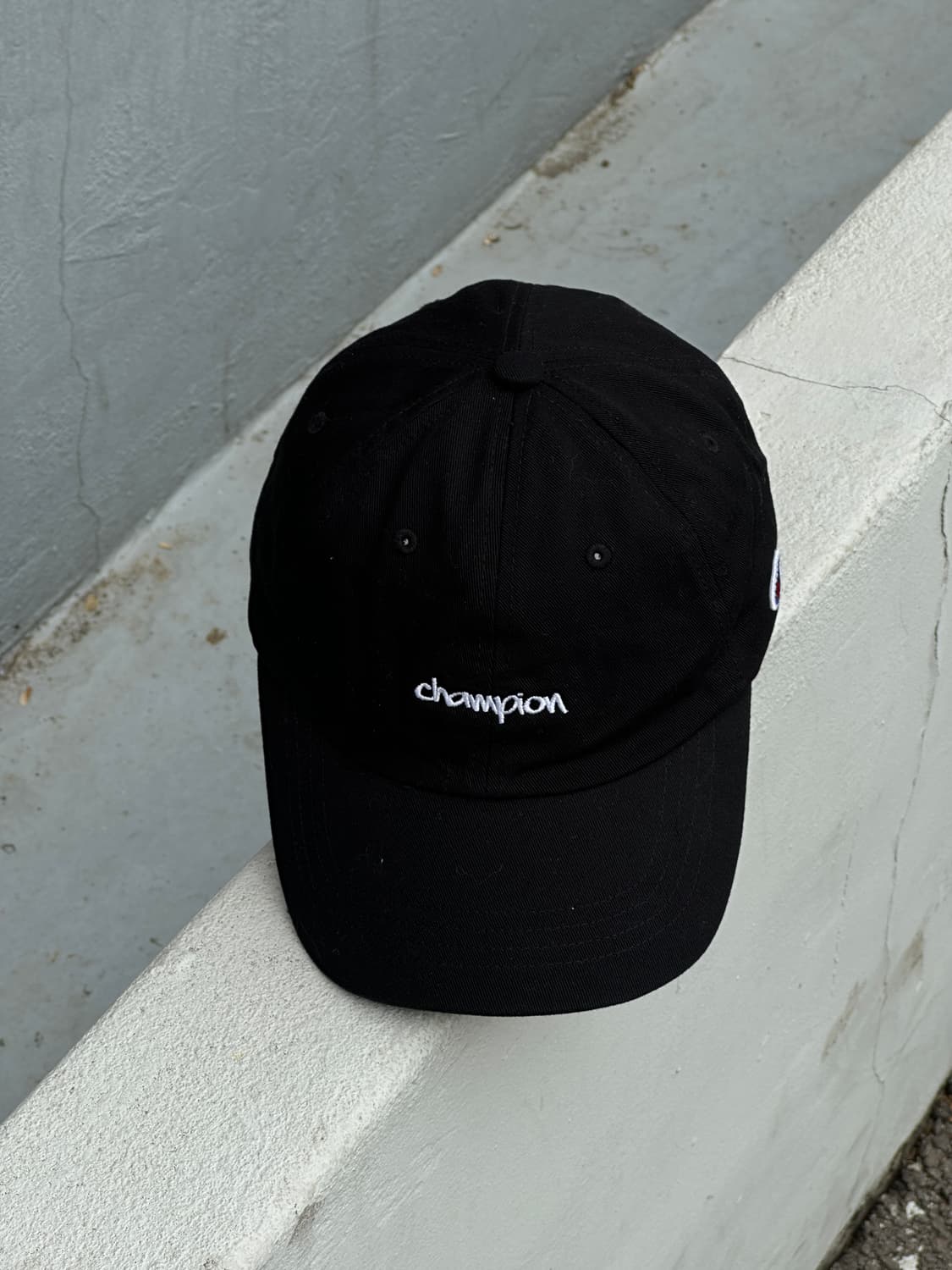 [F] 챔피온 블랙 볼캡 모자 (일본판) 상품이미지1