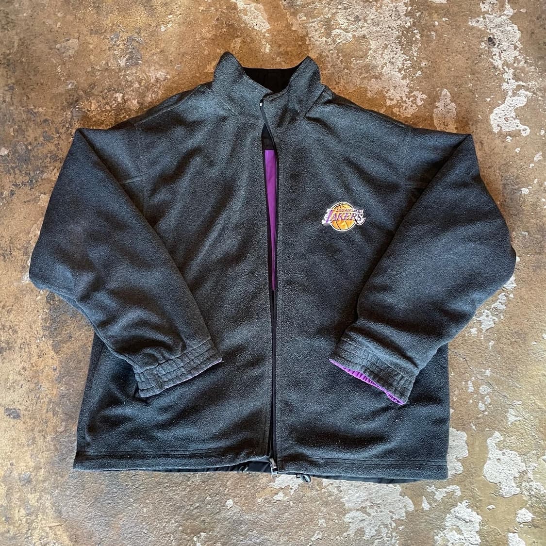 90s NBA 레이커스 양면 자켓 (2XL) 상품이미지1