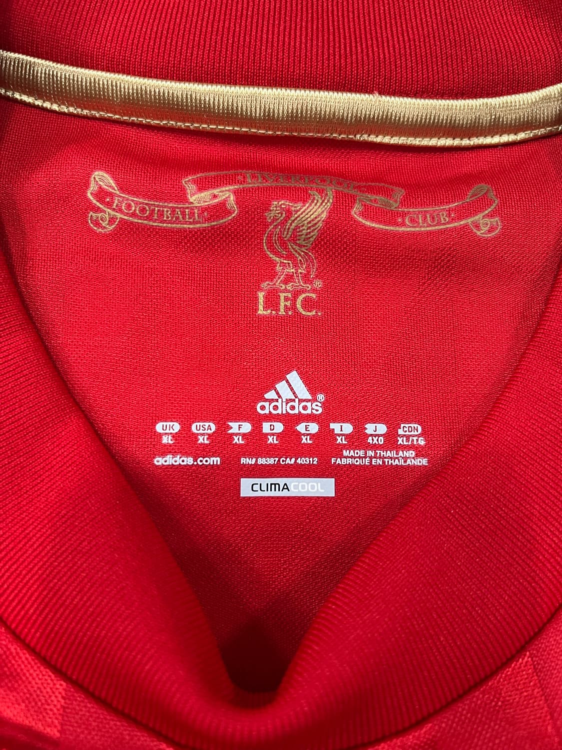 아디다스 10-12 리버풀 FC 홈 루이스 수아레즈 상품이미지4