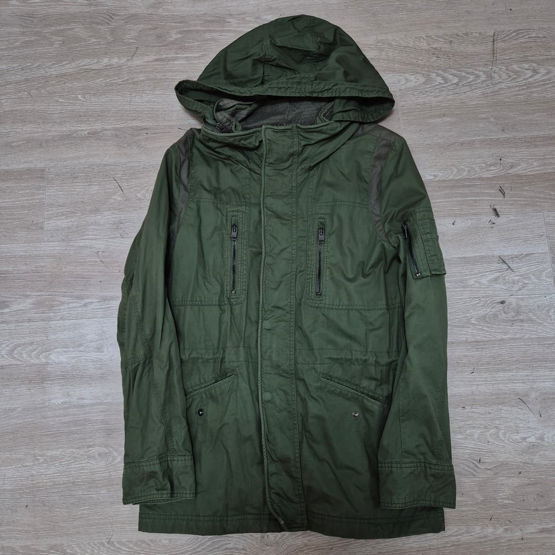 코데즈컴바인 포 멘 사이드포켓 후드 야상 자켓 L(100) 상품이미지1