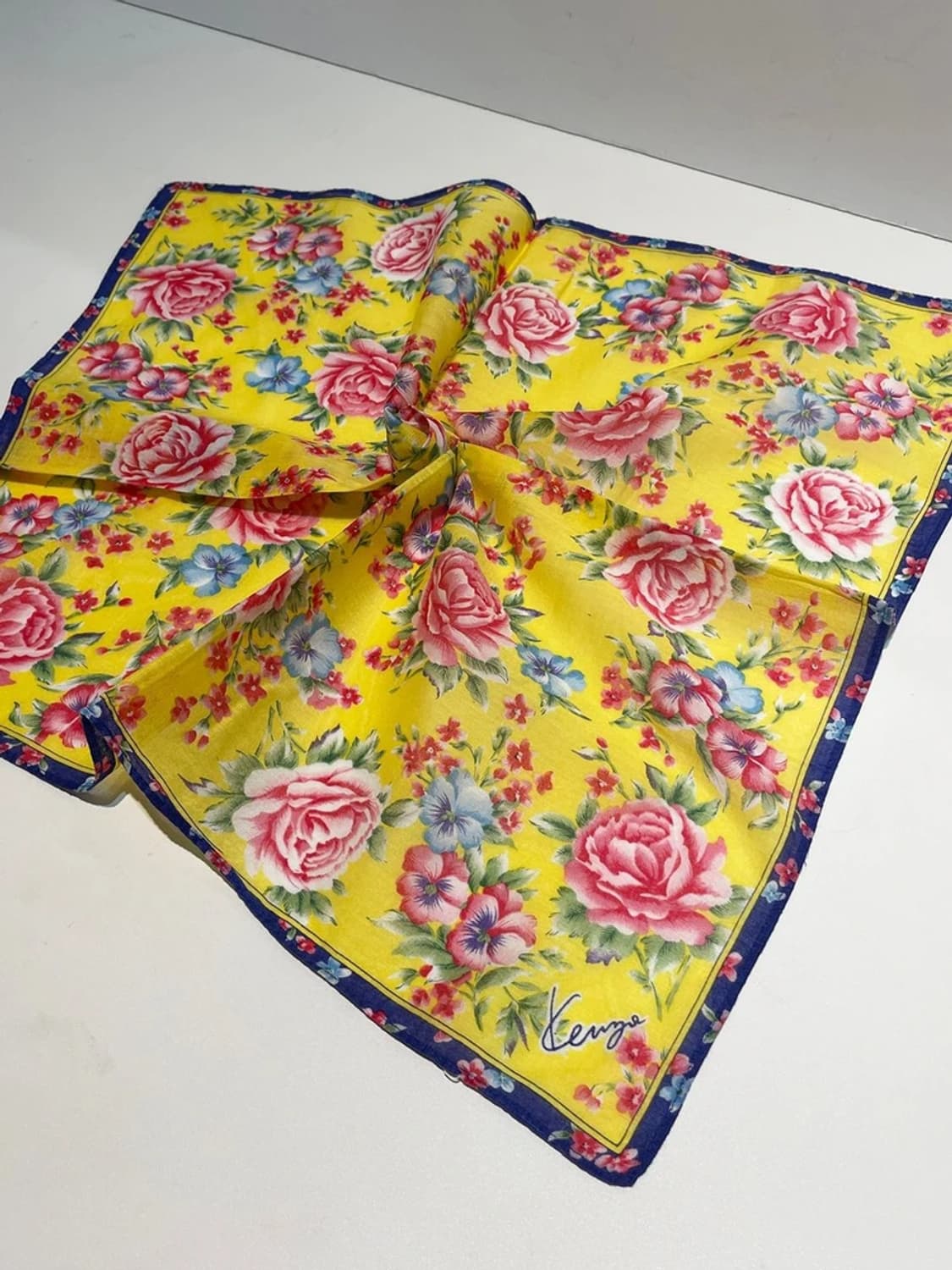 겐조 00's 재팬 레트로 쁘띠 손수건 A1470 상품이미지1