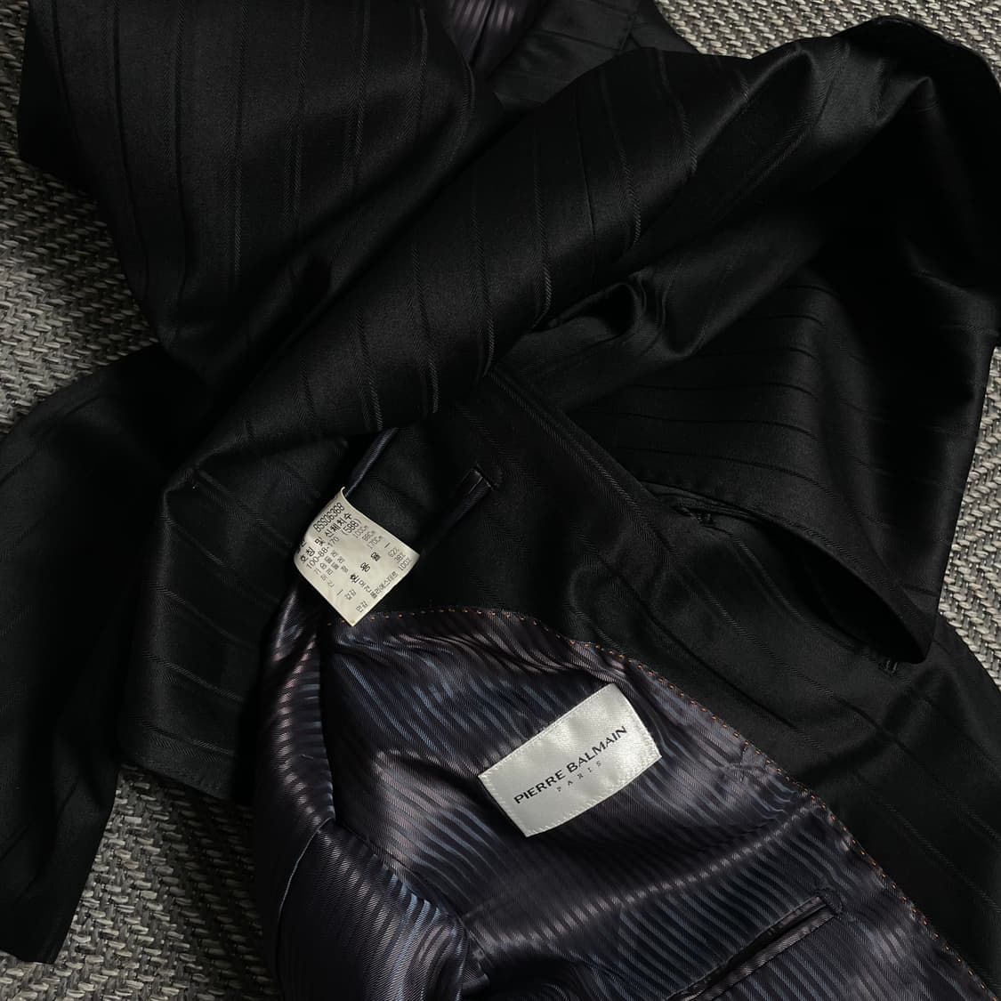 피에르 발망 스트라이프 블레이저&팬츠 수트 셋업 y 4917 상품이미지5