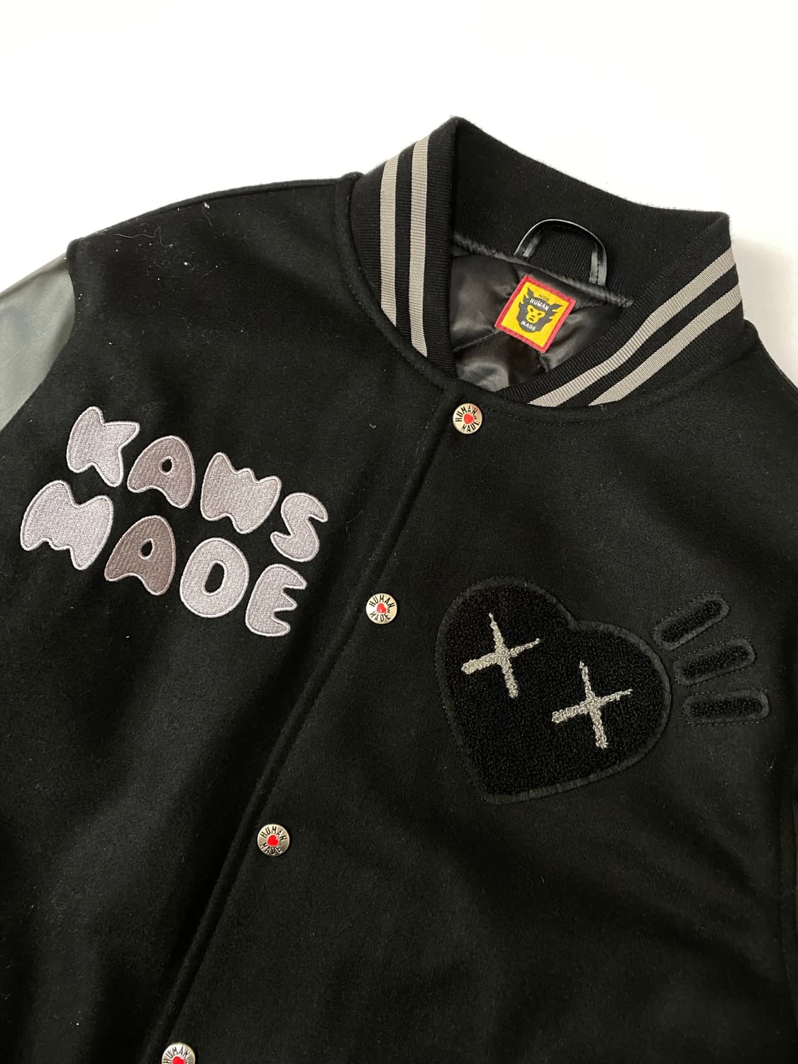 휴먼메이드 KAWS MADE 바시티 자켓 XL 상품이미지3
