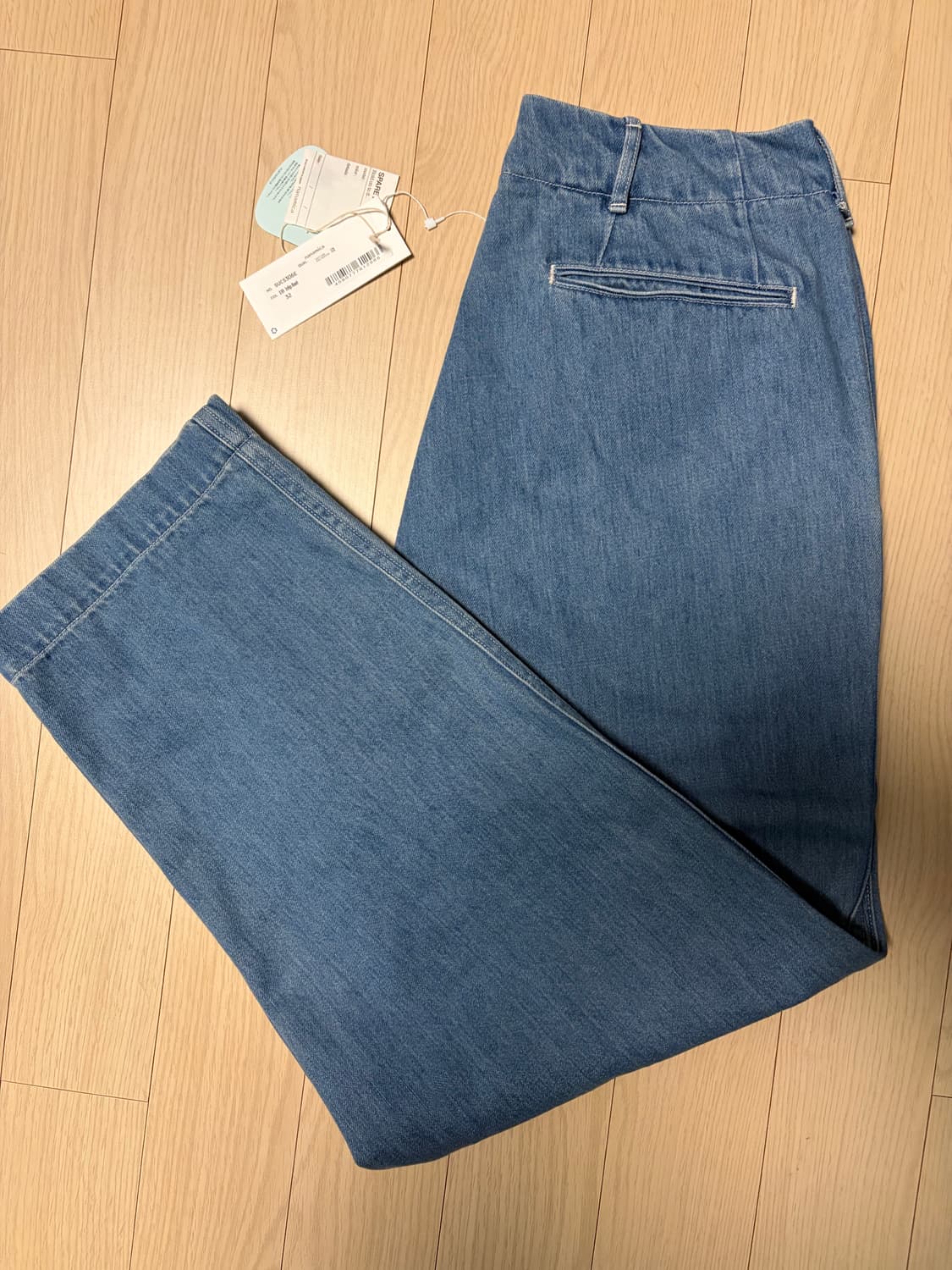 [32] 나나미카 와이드 데님 팬츠 블리치 상품이미지1