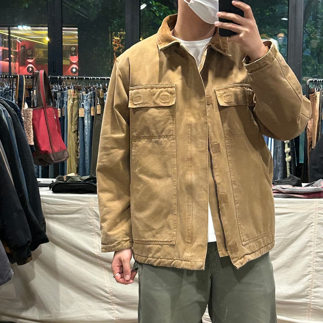 M) ARMY NAVY USA 워크웨어 워크 자켓 상품이미지7