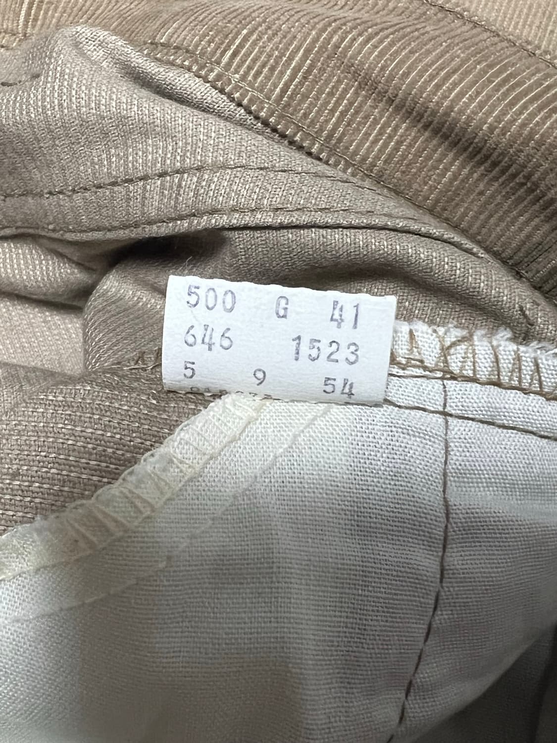 데드스탁 70‘s levis 646 벨바텀 코듀로이 팬츠  상품이미지10