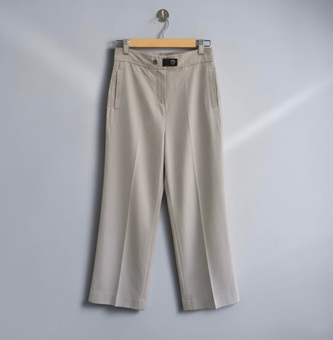 38/ 로로피아나 SETA 실크 금장버튼 와이드 팬츠 상품이미지1