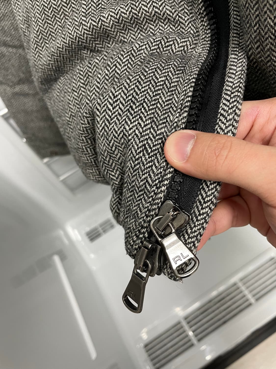 폴로 랄프로렌 울 헤링본 패딩L(매장정품) 상품이미지7