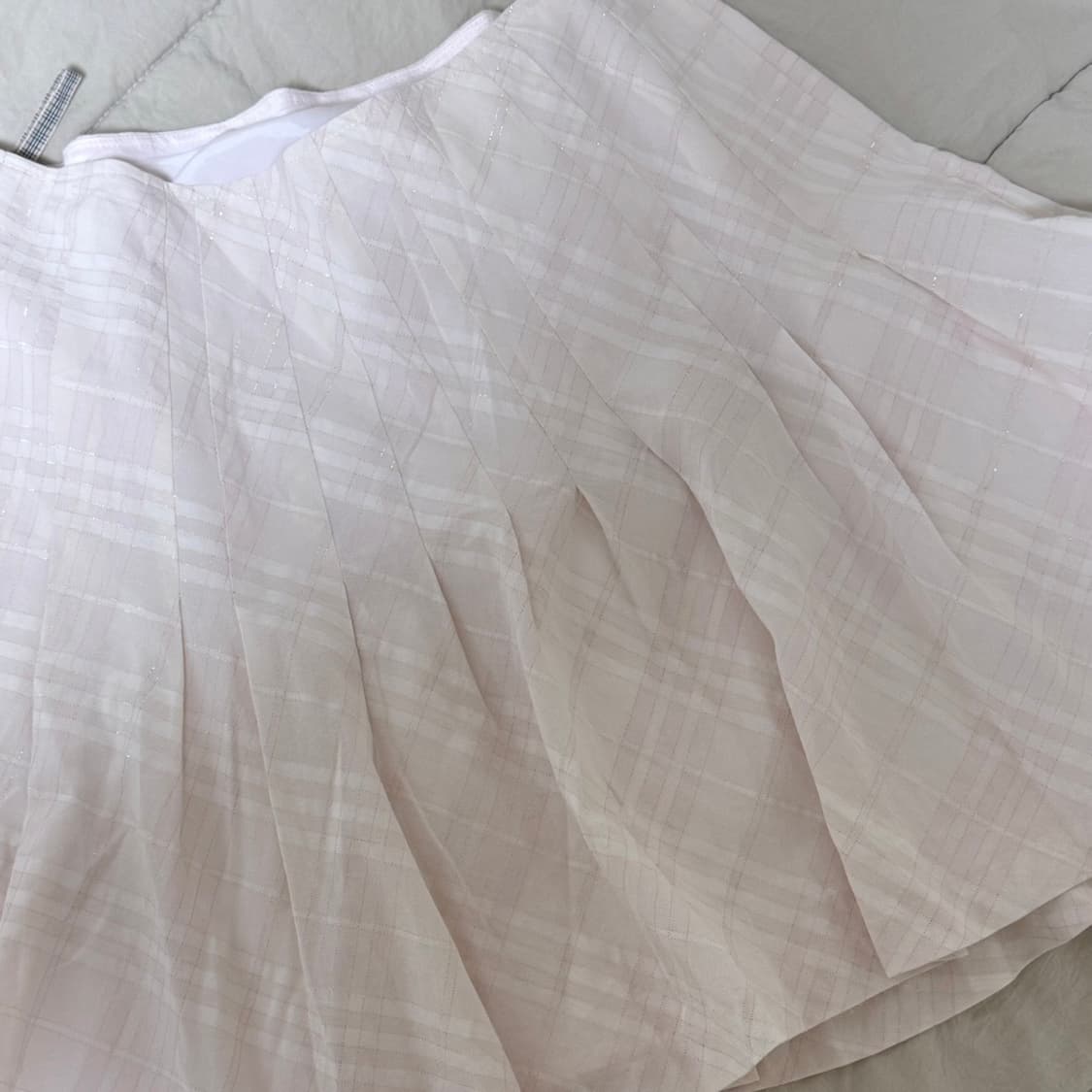 버버리 블루라벨 핑크 체크 연분홍 플리츠 스커트 딸기우유 히메갸루 상품이미지9