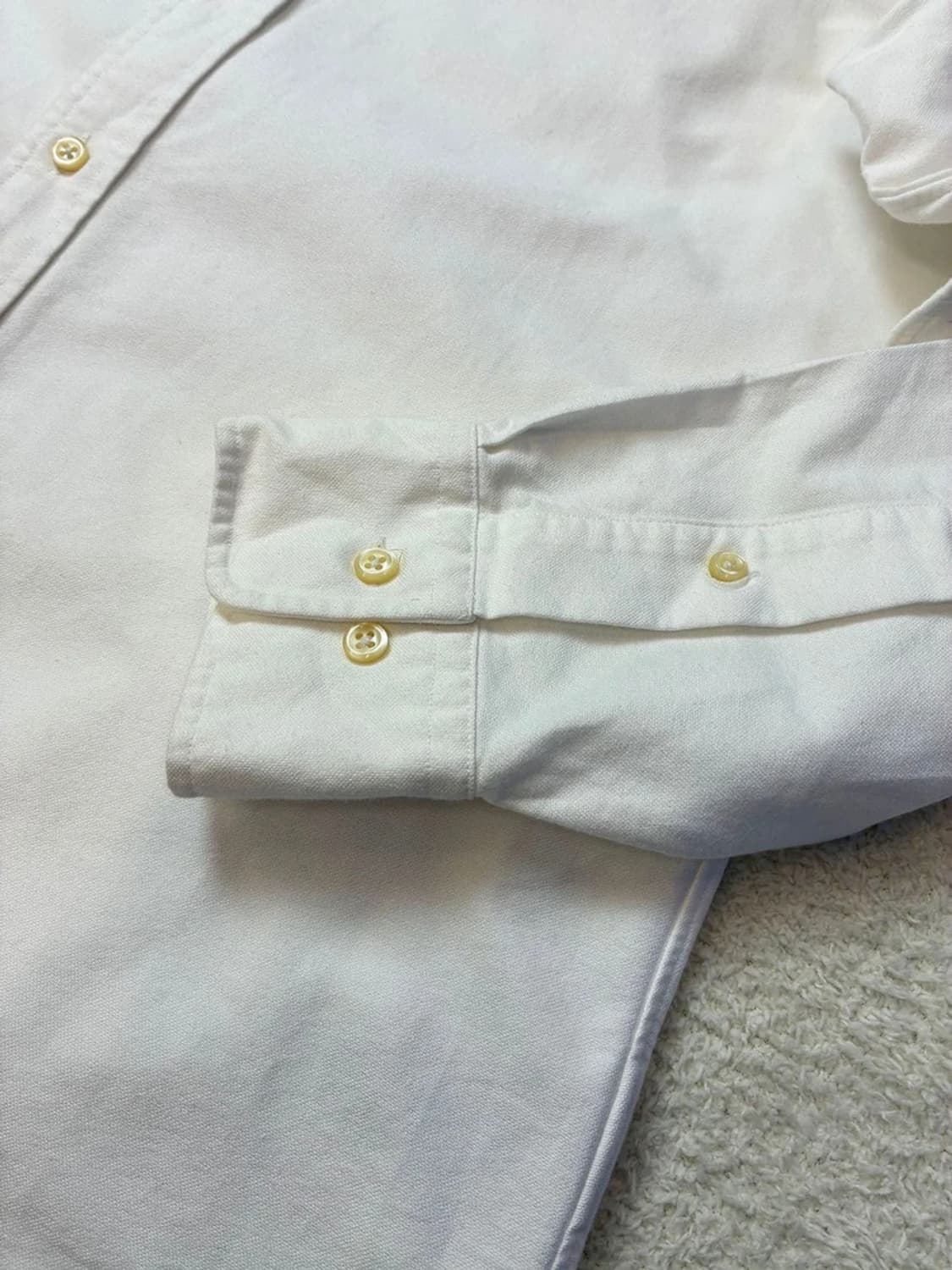 폴로 랄프로렌 옥스포드 자수 로고 화이트 셔츠 PN5815    상품이미지6