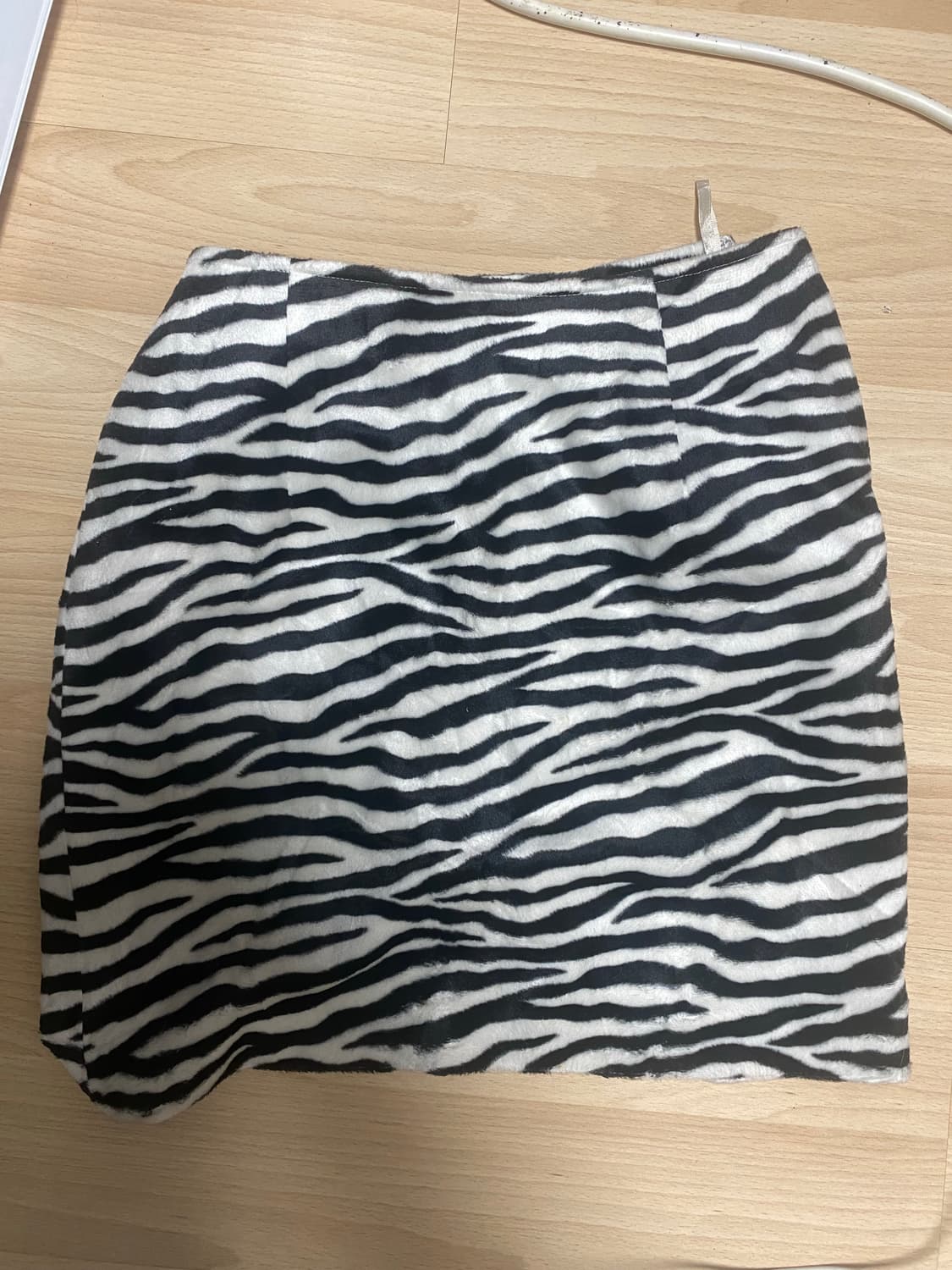 갸루 지브라 퍼 스커트 상품이미지1