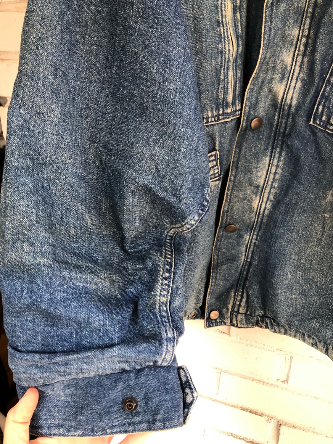 랭글러 데님 블루종 자켓 상품이미지4