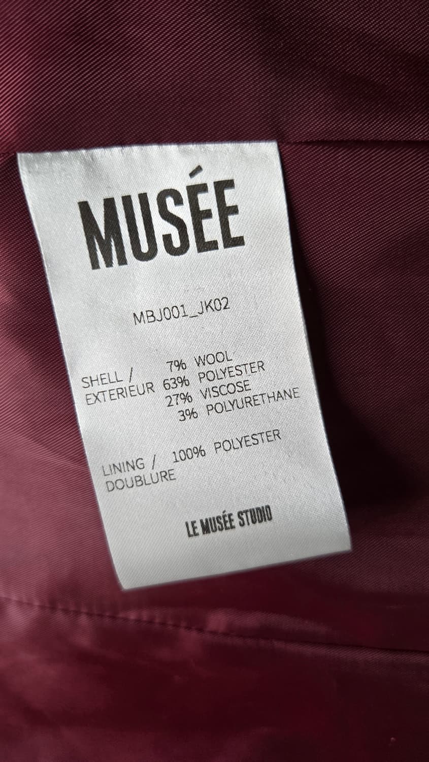 뮤제 musee 체크자켓 상품이미지6