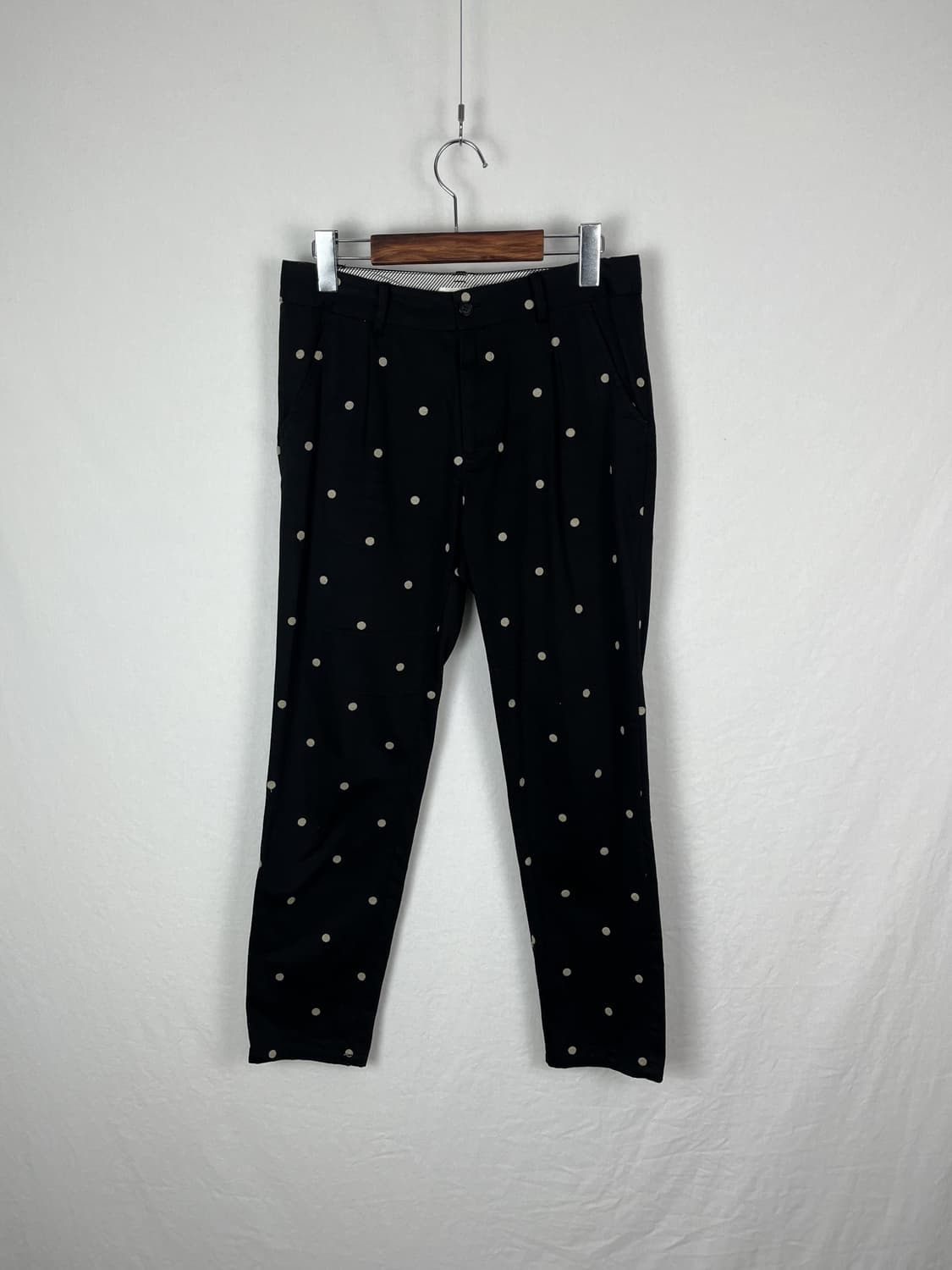 Vintage 도트패턴 코튼 팬츠  상품이미지1