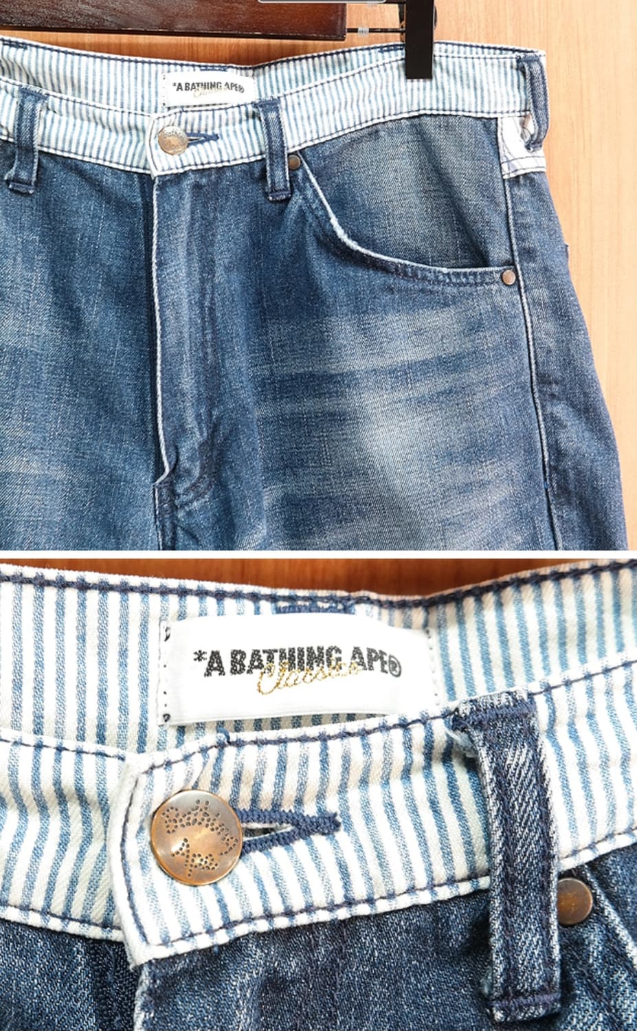 베이프 반바지 데님 32사이즈 상품이미지3