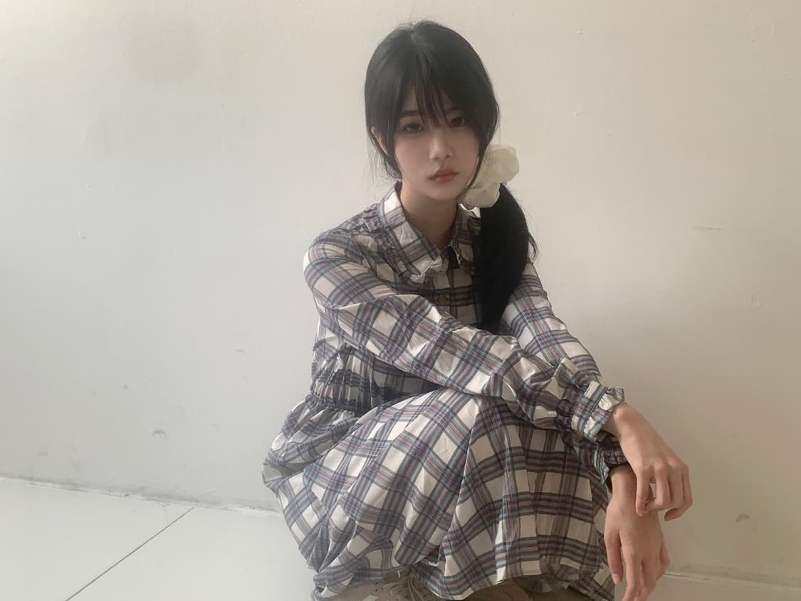 Check button dress 상품이미지3