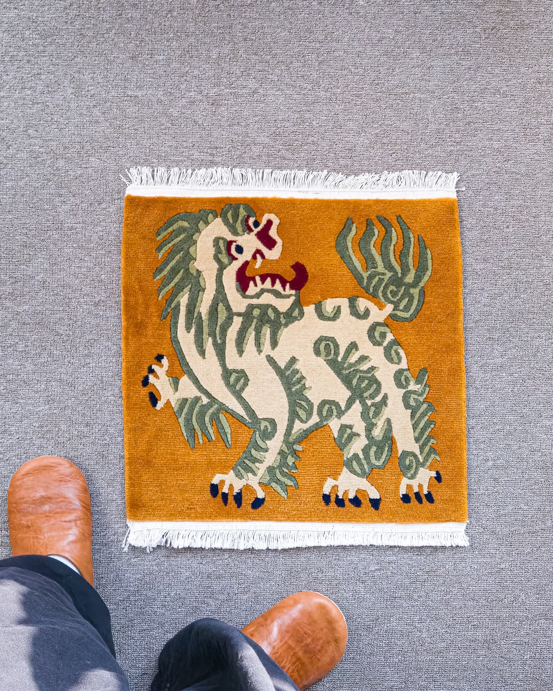 Senge Snow Lion Tibetan Rug 상품이미지6