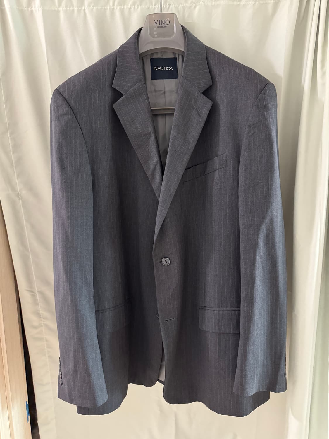 노티카 스트라이프 울블레이저 상품이미지1