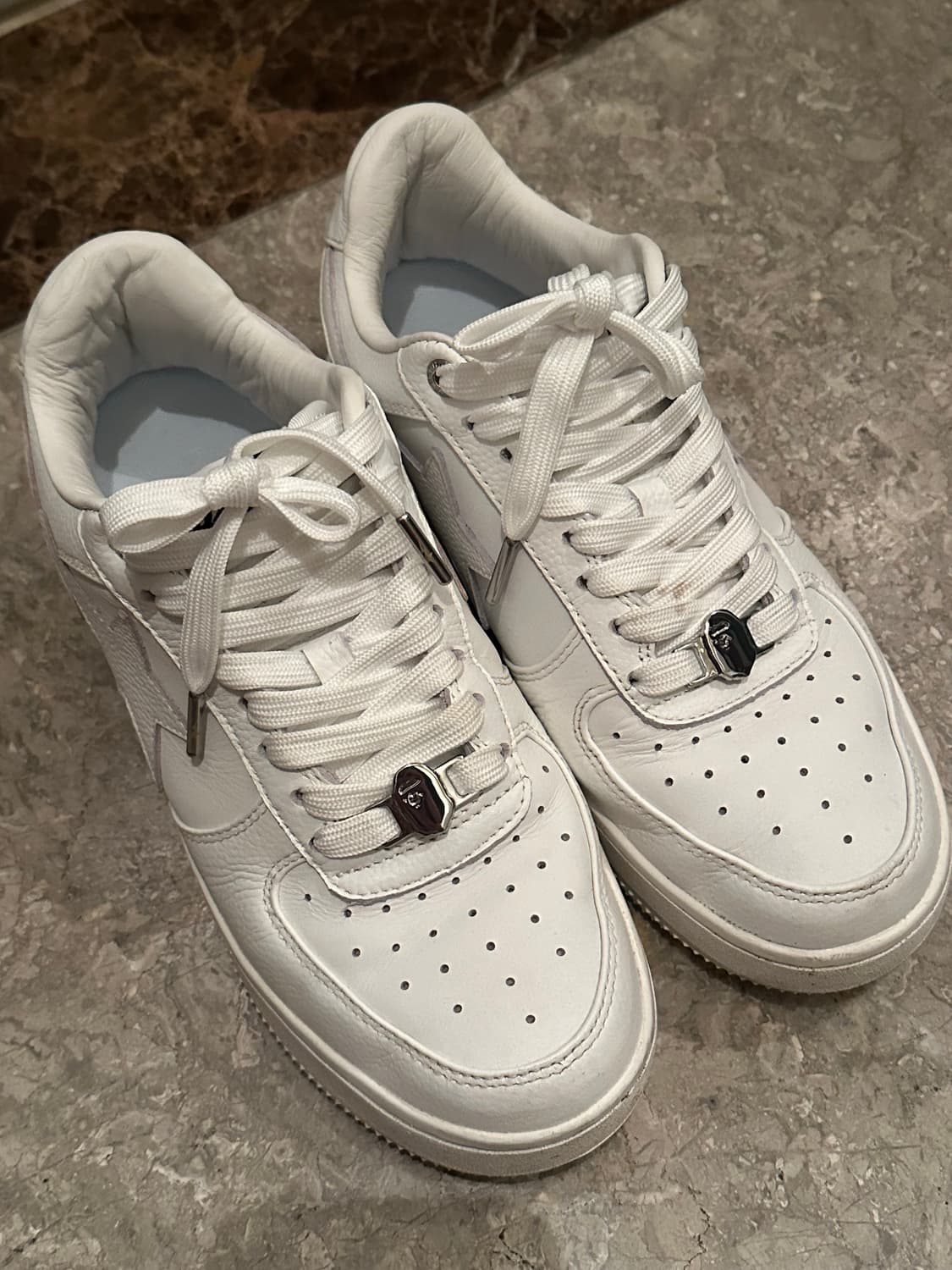 베이프 스타 로우 트리플 화이트 올흰 올화이트 상품이미지1