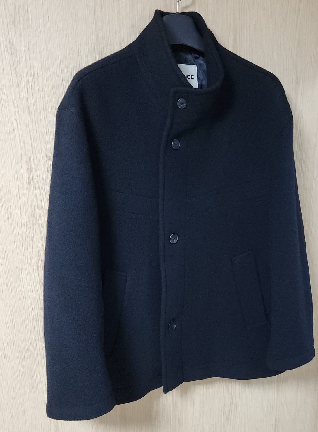 (착샷) 인사일런스 지블링 하프 코트 피코트 상품이미지2