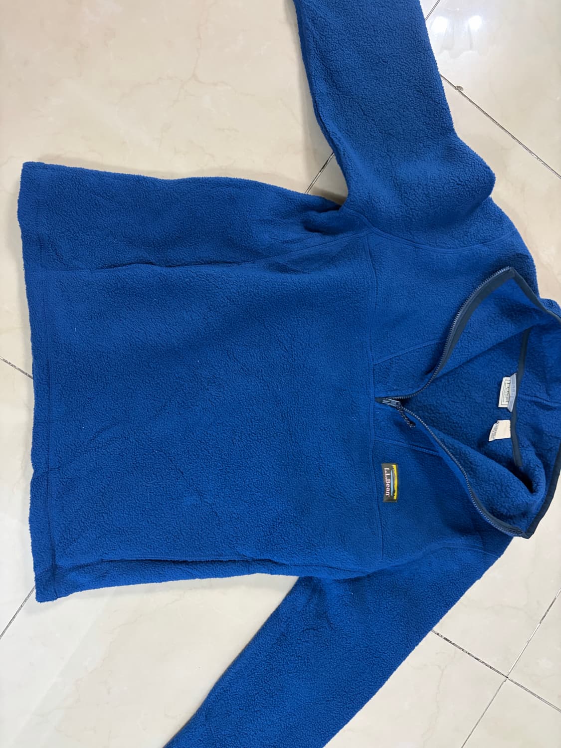 엘엘빈 파란색 신칠라 플리스 자켓 (100-105) 상품이미지1