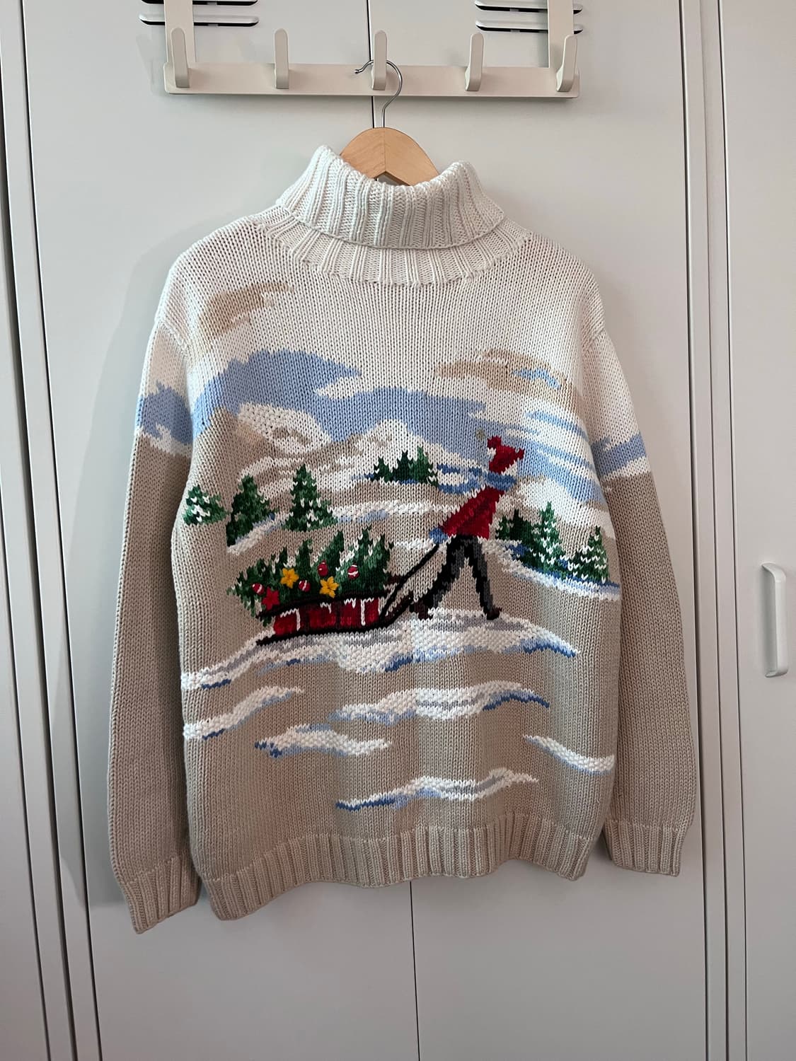 (Rare) Liz claiborne 눈썰매 소년 목폴라 니트  상품이미지2
