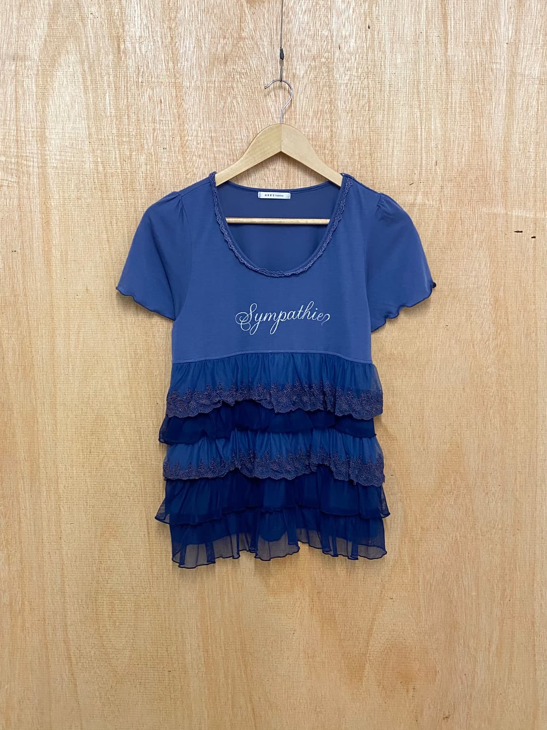 AXES FEMME ruffle t-shirts 엑시즈팜 러플 티셔츠 상품이미지3