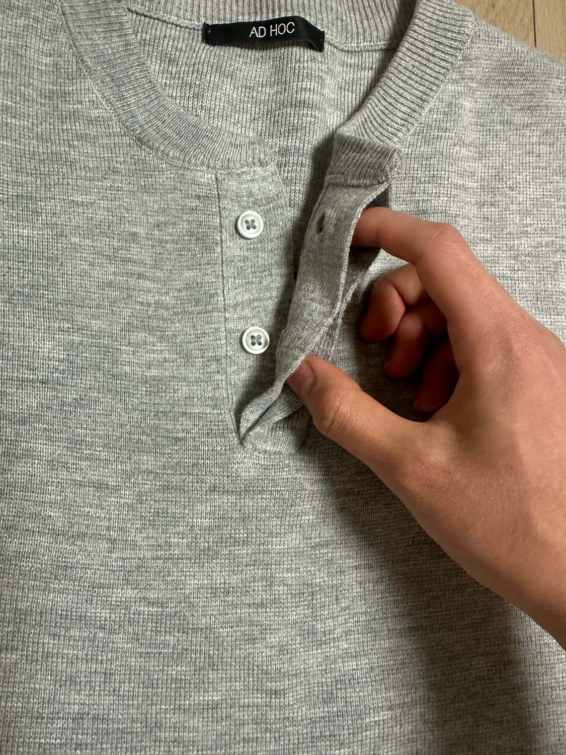 Ad hoc헨리넥 니트 상품이미지3