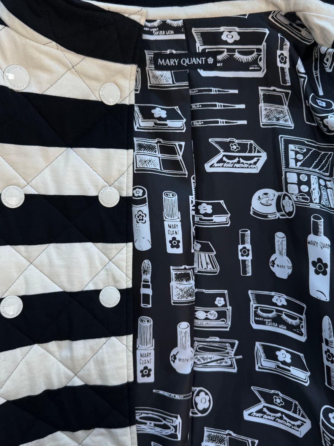 Mary Quant 스트라이프 퀼팅 자켓 상품이미지7