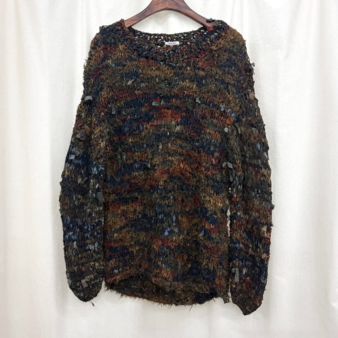 MASU 마수 실크 테이프끈 스웨터 상품이미지2