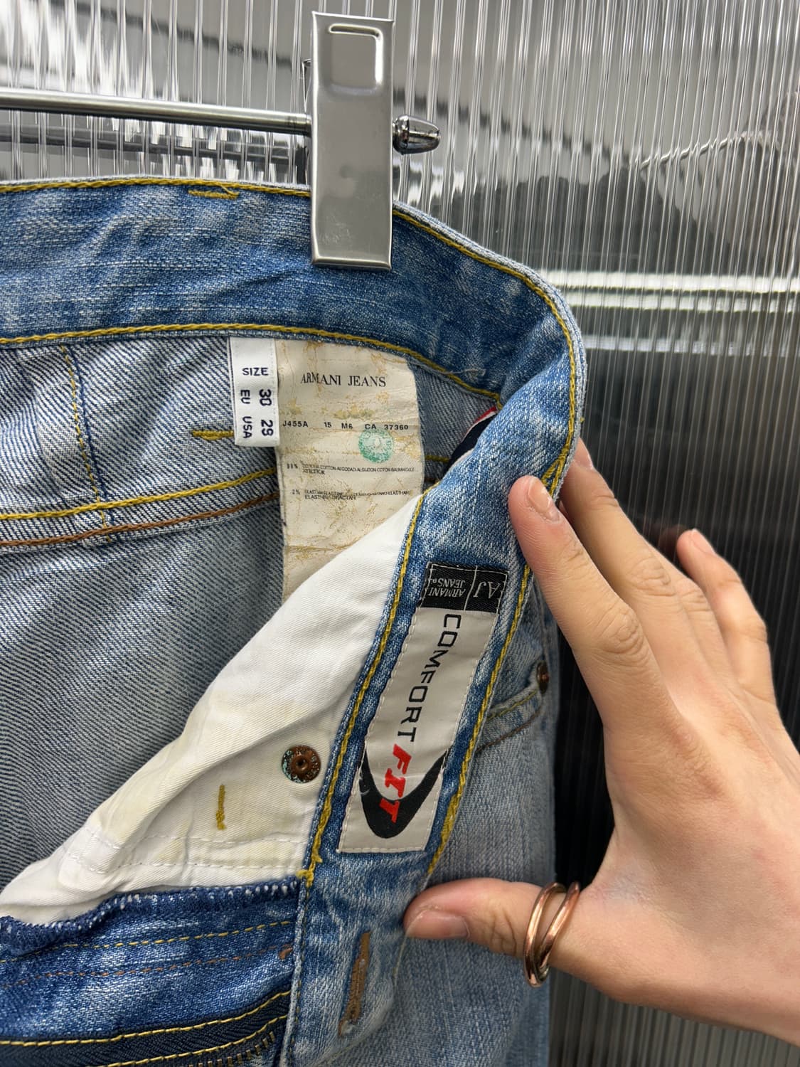 알마니 진스 연청 데님 상품이미지5