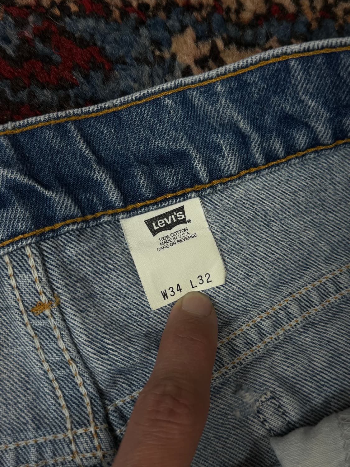 90’s USA 빈티지 리바이스 517 오렌지탭 부츠컷 리바이스 청바지 상품이미지9