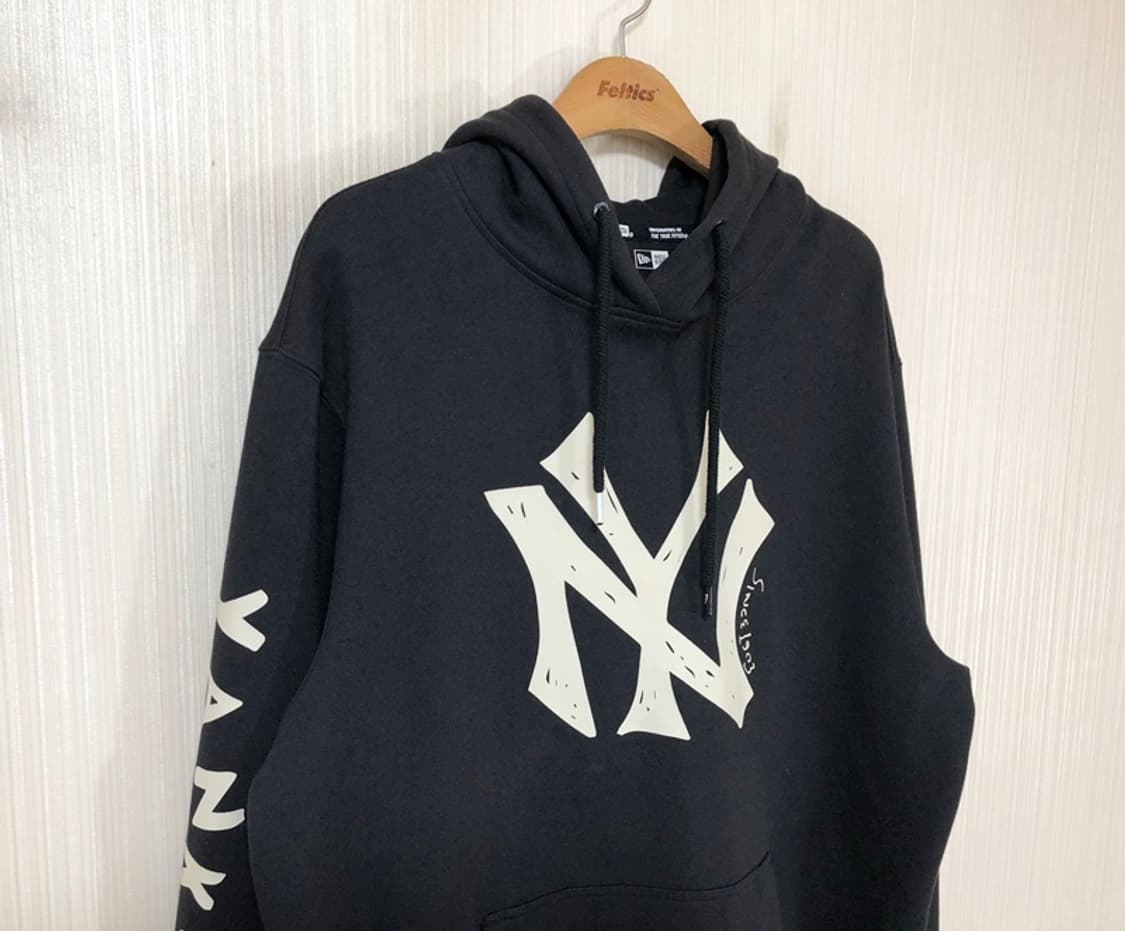 MLB 뉴에라 뉴욕양키스 빅로고 후드티셔츠 XL 상품이미지5