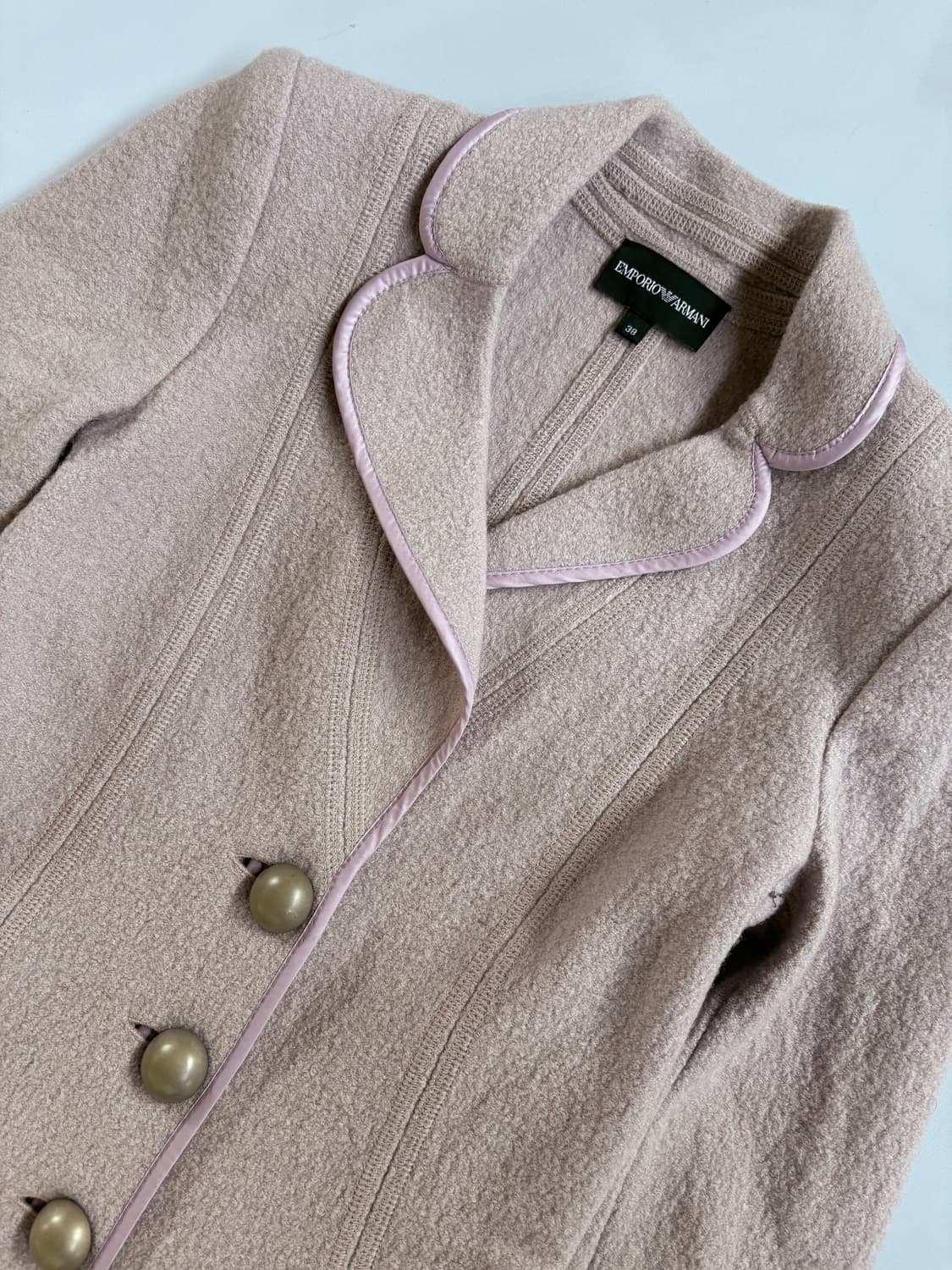 엠포리오 아르마니 빈티지 버튼 코트 상품이미지1