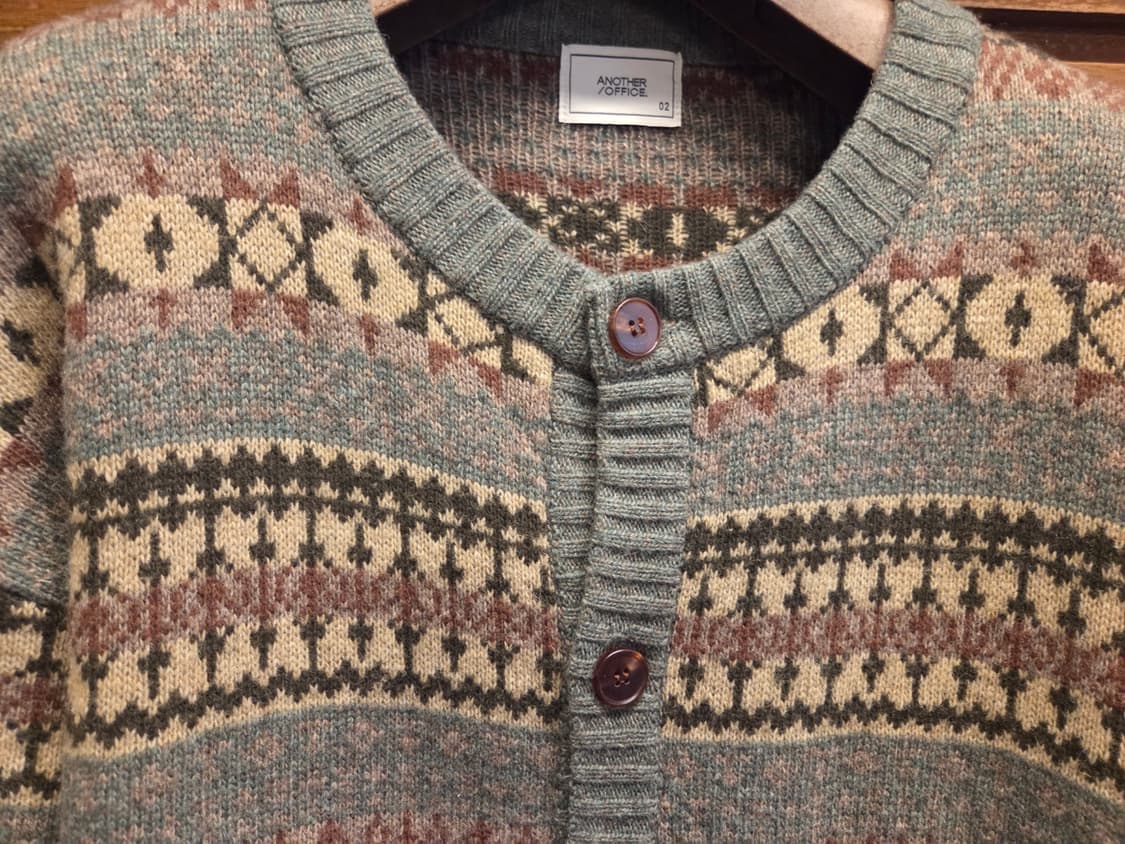 어나더오피스 페어아일니트 가디건 상품이미지4