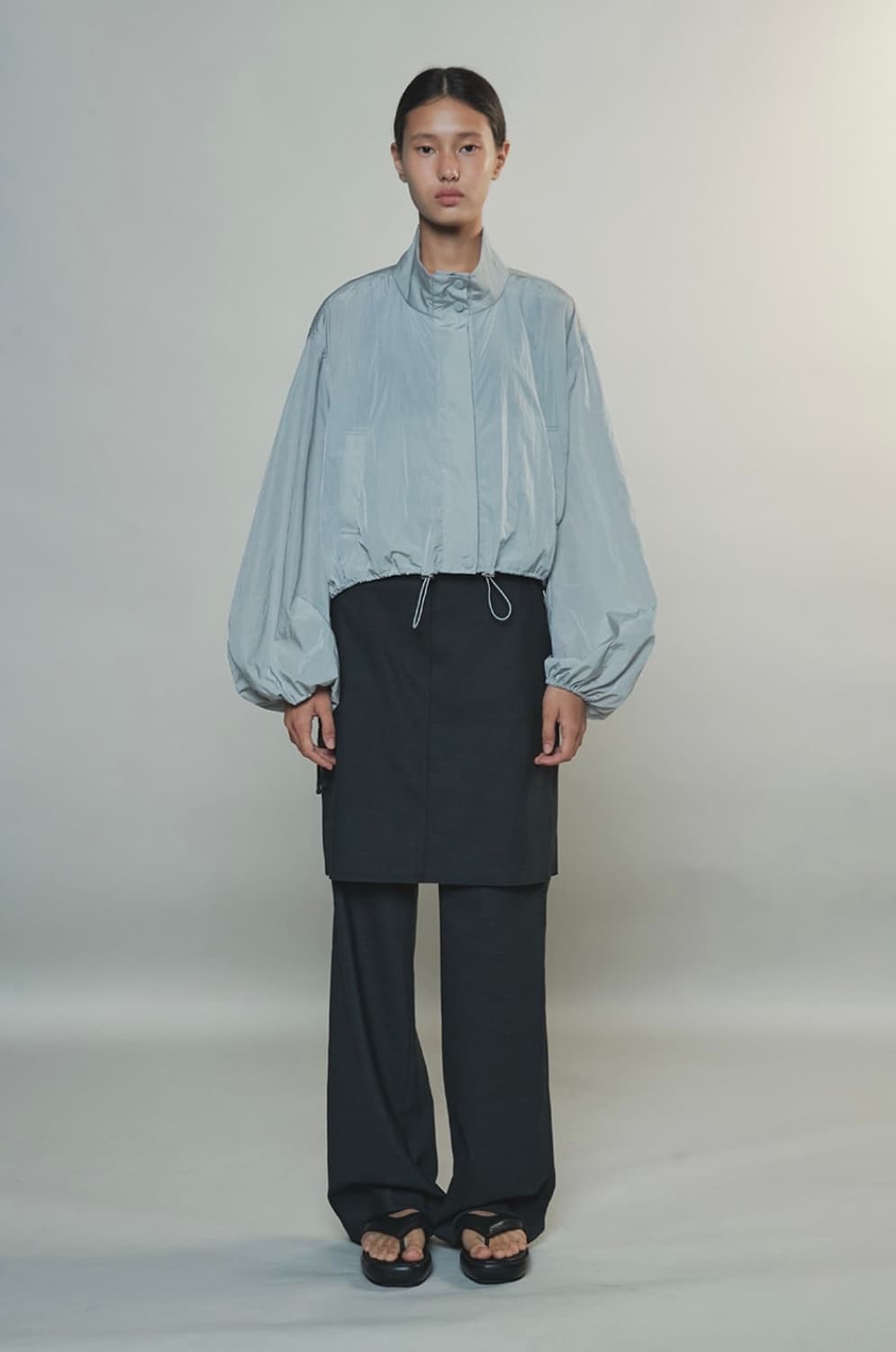 (s) 엔오르 레이어드 스커트 팬츠 상품이미지1