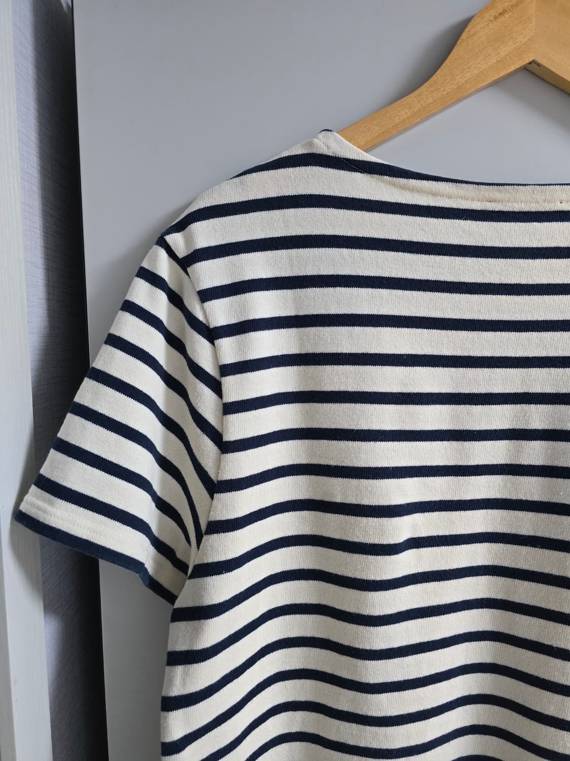 A.P.C. 스트라이프 사이드로고 반팔 티셔츠 L사이즈 상품이미지5