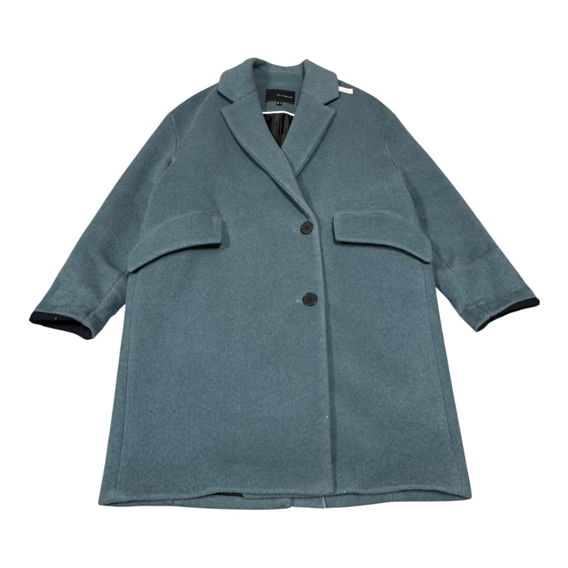 (바배) 카이아크만 울70 코쿤 코트(블루) 상품이미지1