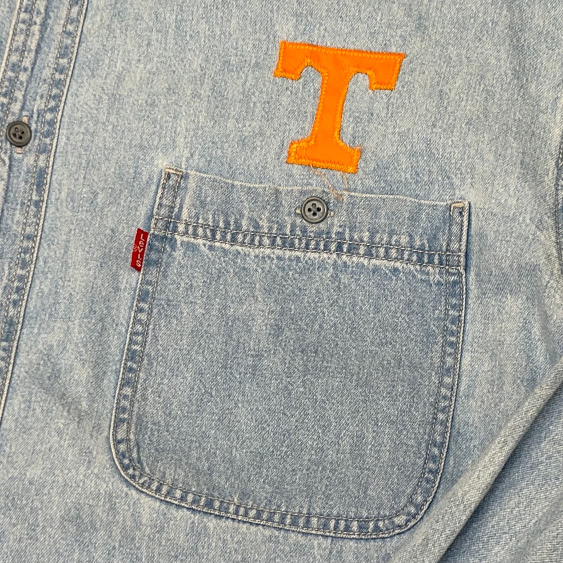 90s 미국빈티지 리바이스 청남방 데님셔츠 테네시 청셔츠 상품이미지4