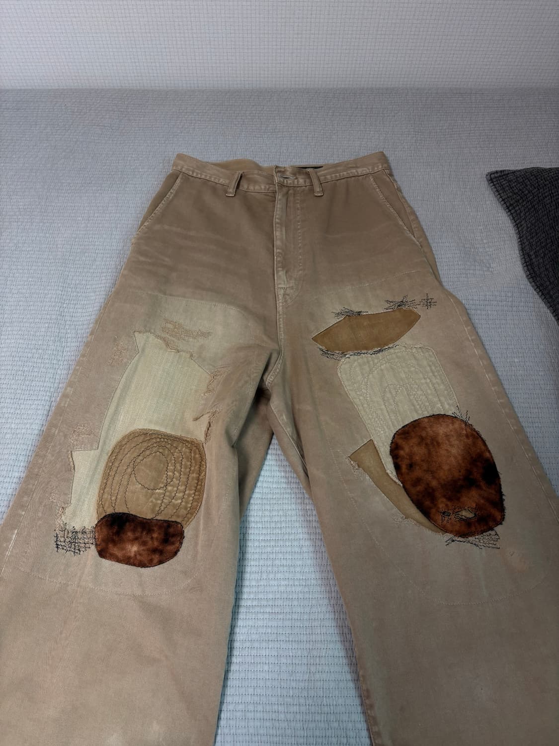 캐피탈 카츠라기 포트  배기 팬츠 베이지 M사이즈 상품이미지5