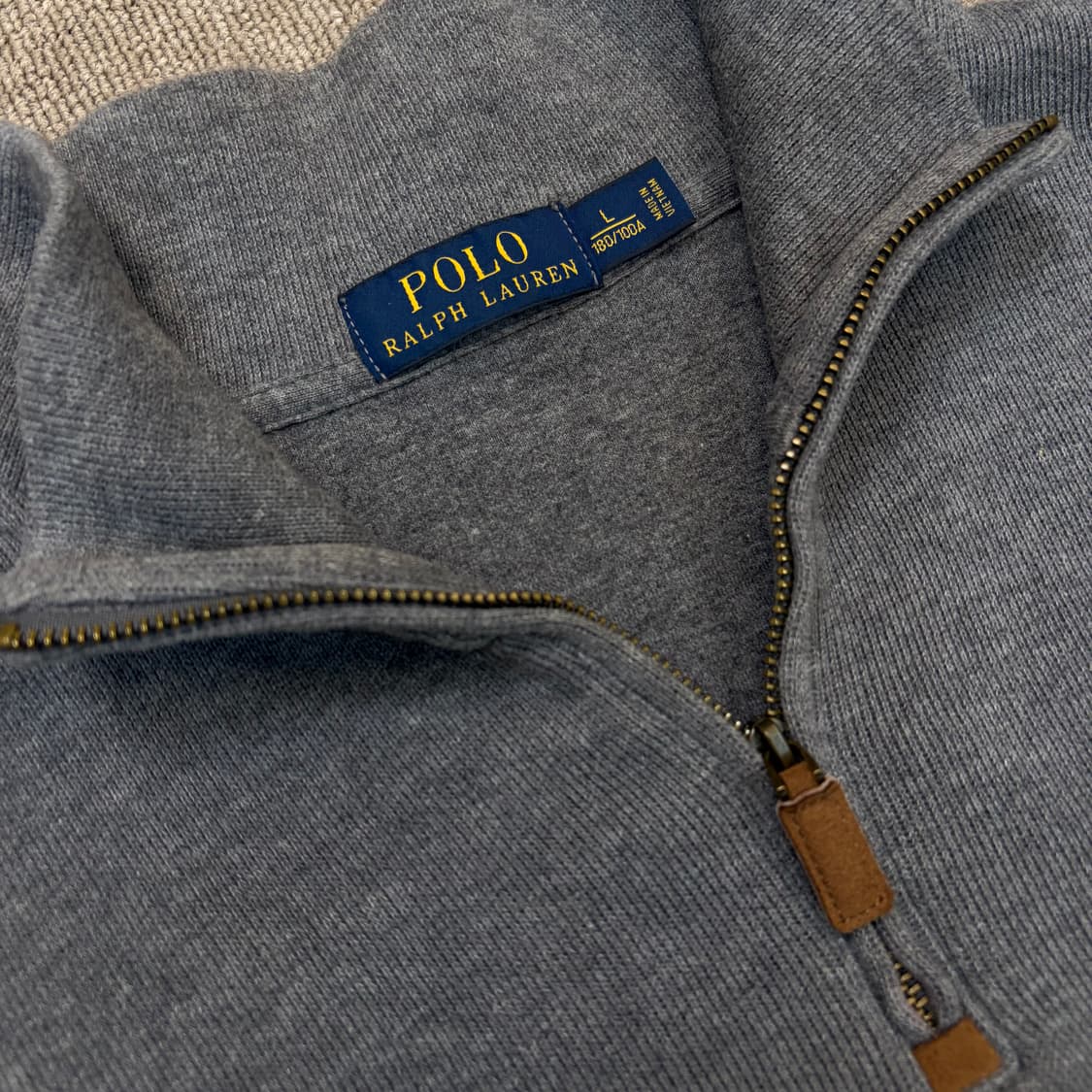 polo 랄프로렌 폴로 반집업 코튼탑 L  상품이미지2