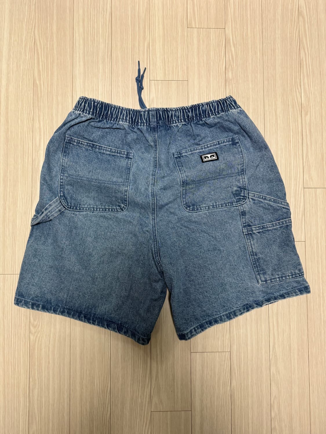 오베이 오버핏 데님쇼츠 L 상품이미지2
