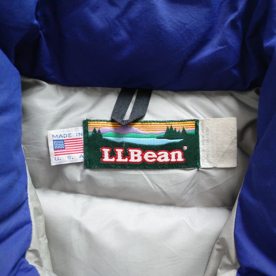 80s 엘엘빈 빈티지 구스다운 자켓 L (Made in USA) 상품이미지2