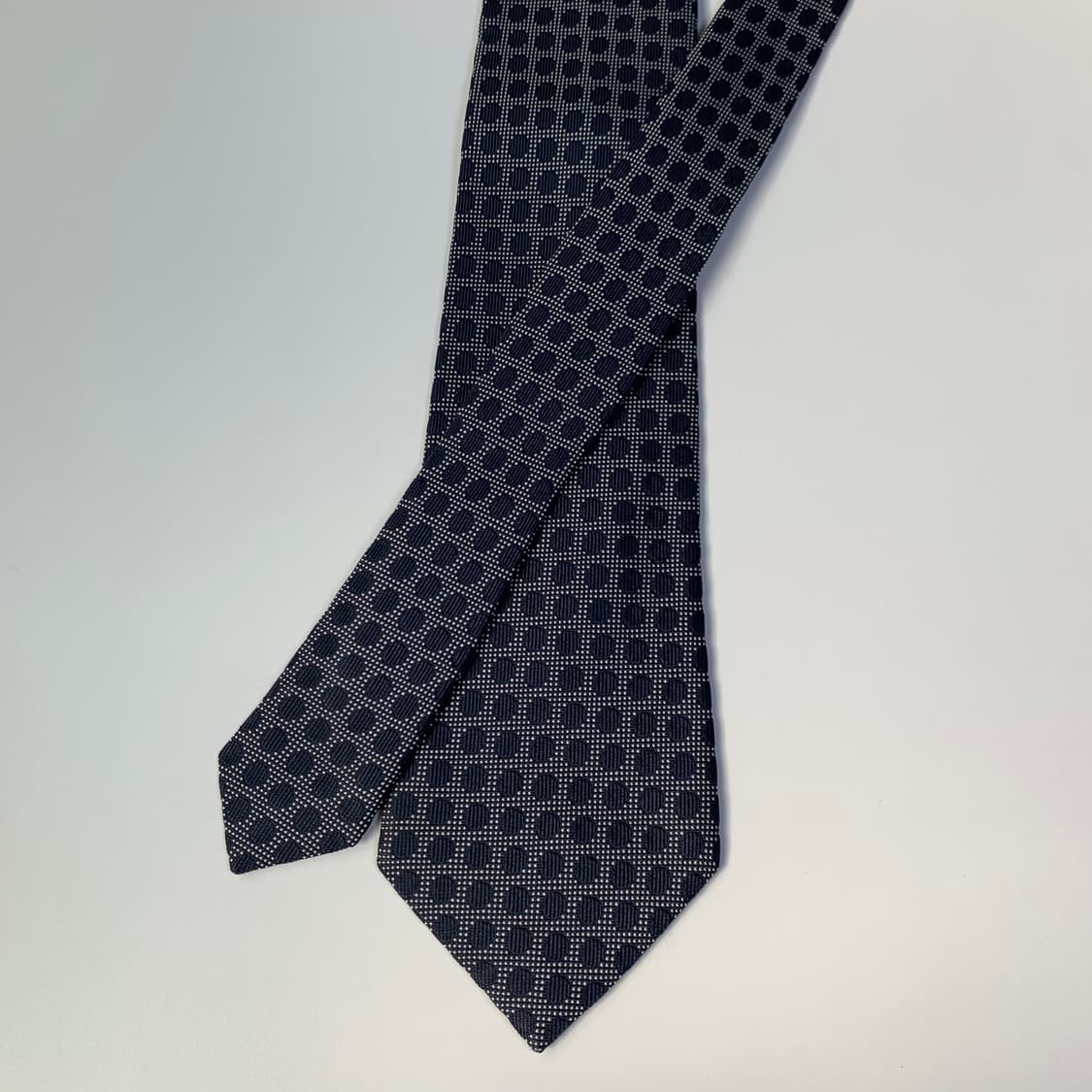 폴스튜어트 네이비 클래식 명품넥타이 A+등급 최상급 상품이미지3