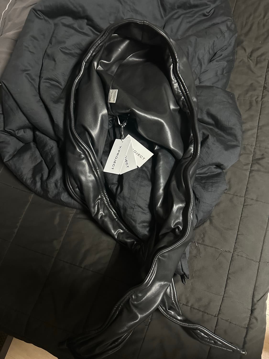 와이프로젝트 레더 와이어 후드 상품이미지4