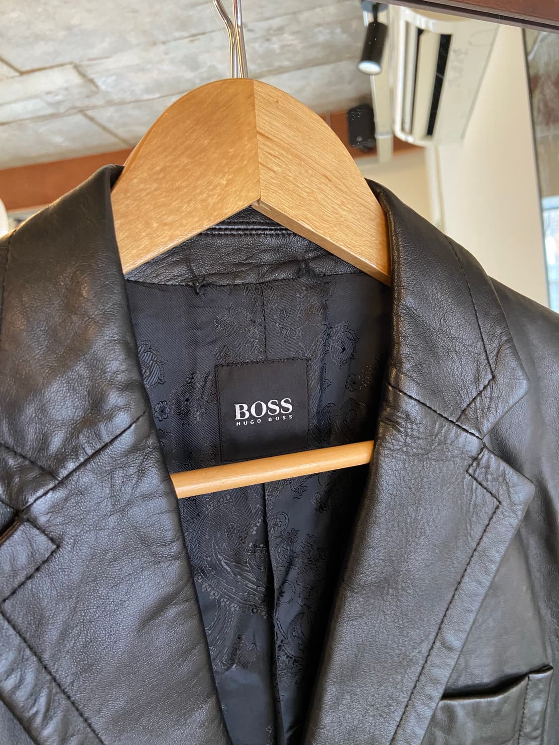 명품 hugo boss 휴고보스 양가죽 블레이저 상품이미지2